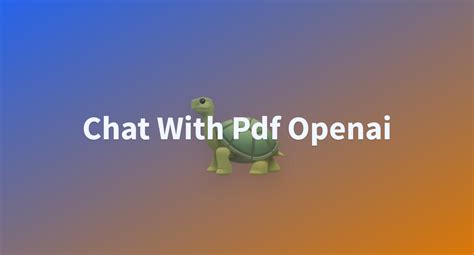 pdfchat|chatpdf openai.